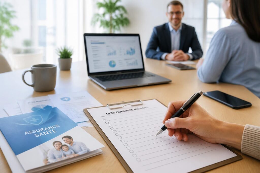 découvrez les exemples de questionnaires médicaux pour l'assurance emprunteur et les obligations des assureurs afin de bien préparer votre dossier de prêt.
